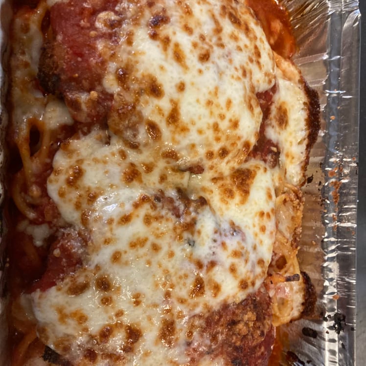 Chicken Parmigiana Sub.