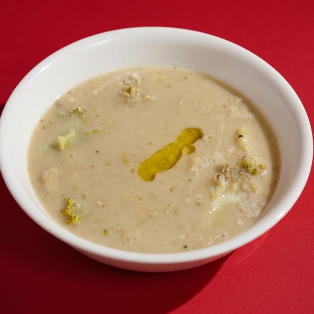 Broccoli & Gorgonzola Cheese Soup.