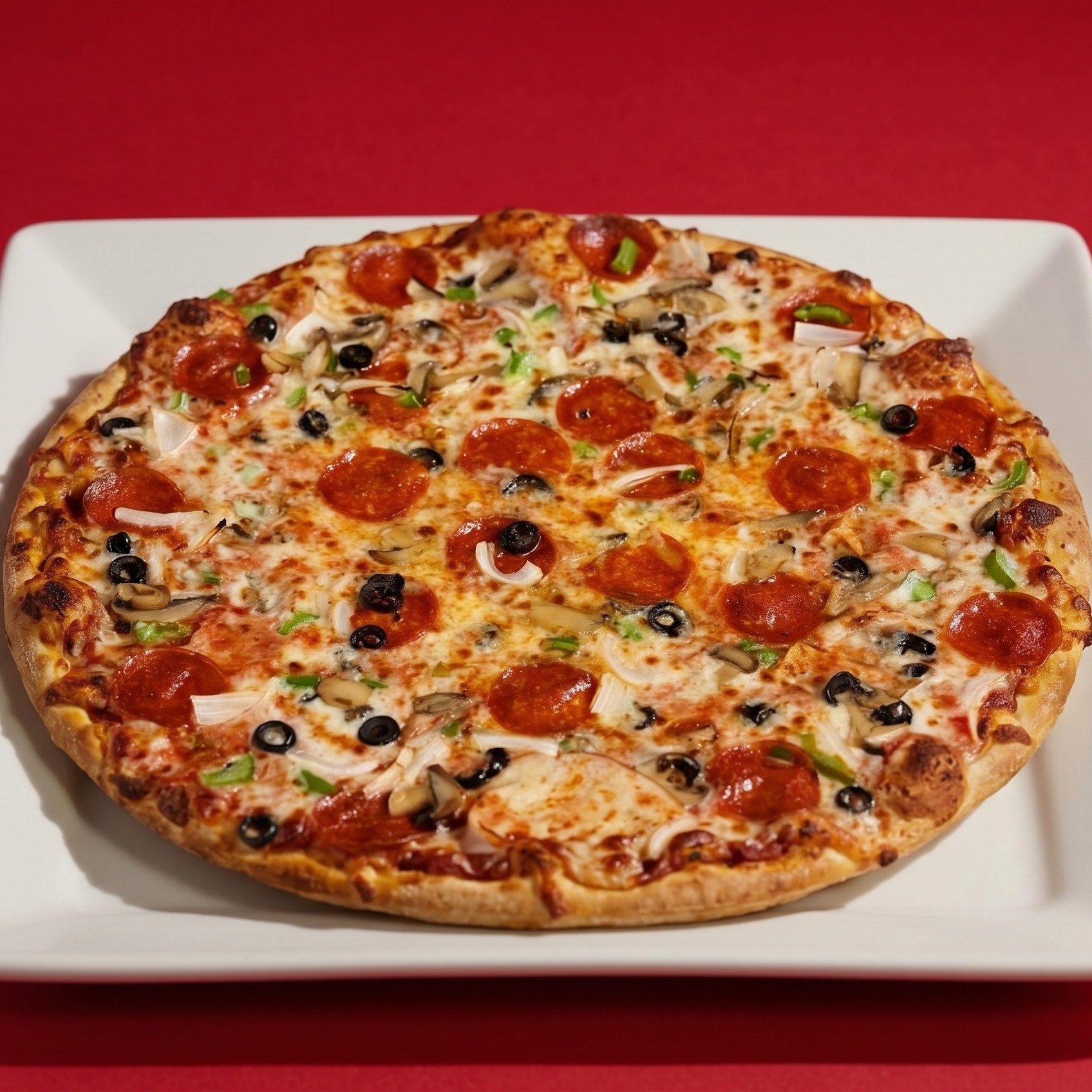 Supreme Pizza (Cauliflower Gluten Free 12").