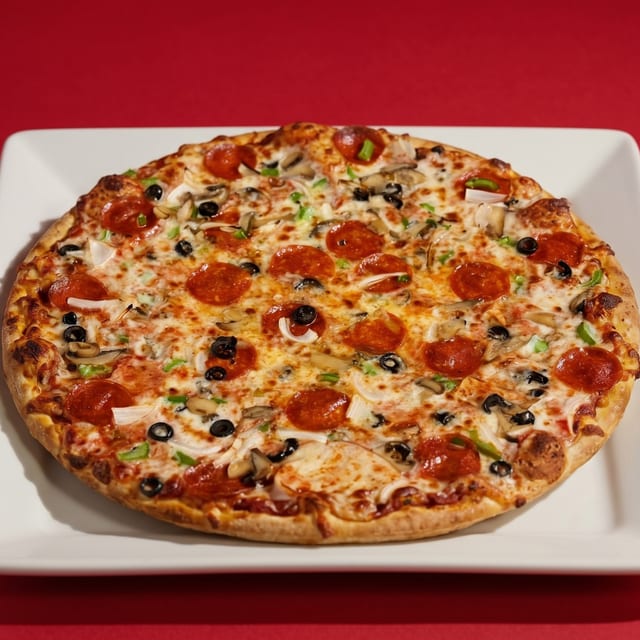 Supreme Pizza (Cauliflower Gluten Free 12").