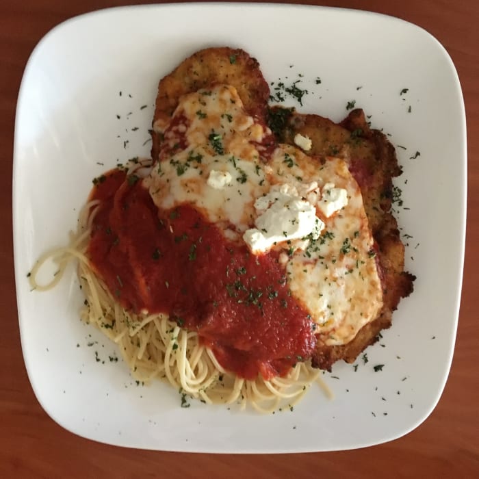 Chicken Parmigiana.