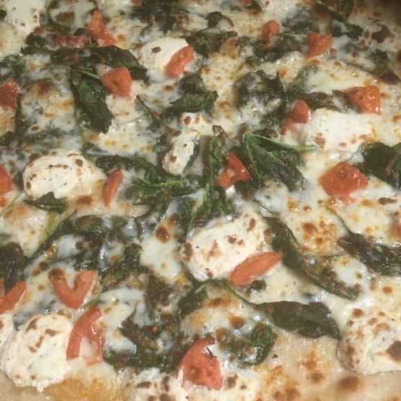 White Pizza (Slice).